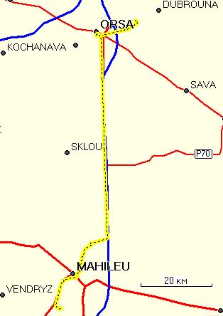 Карта маршрута II дня