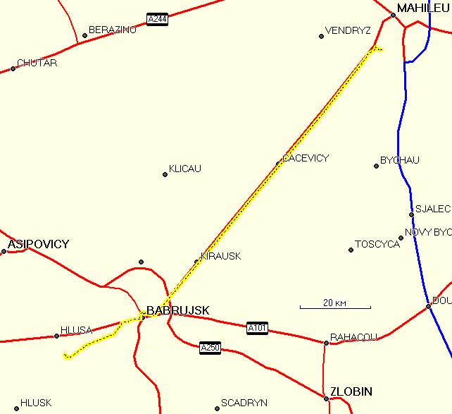 Карта маршрута III дня