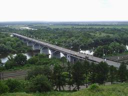 Вид со смотровой площадки. От туда мы приехали