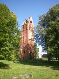 Колокольня лютеранской церкви в Громово