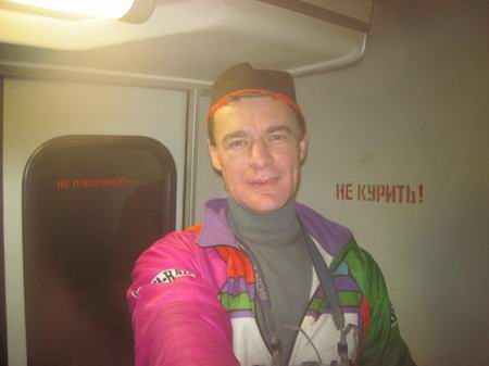 Владимир Радушка в поезде