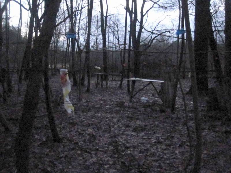 Поляна для пикника за колючей проволокой