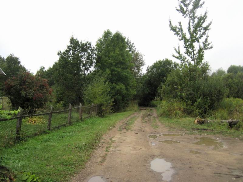 Въезд в Черняховский лес