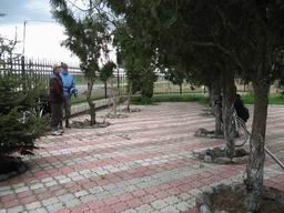 Остановка в кафе на повороте на пос. Ленино