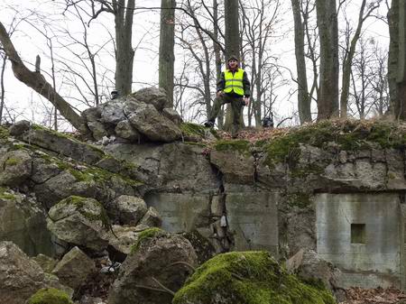 Развалины немецкого военного сооружения