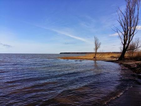 Вислинский залив. Вид в сторону России