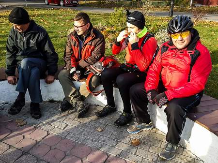 Перекус у парома на Балткосу