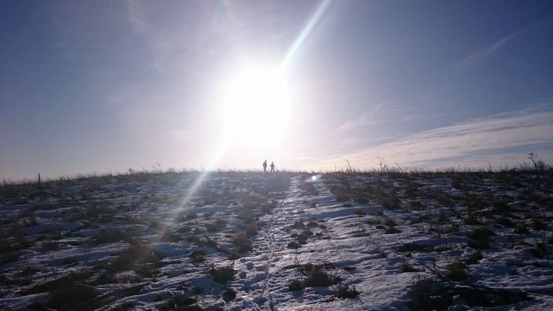 Подымаемся на гору вблизи ос. Богатово