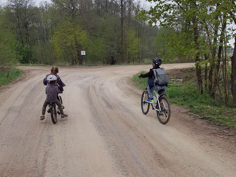 Подъезжаем к развилке