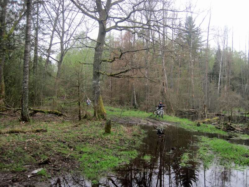 Но затопленный участок можно обойти