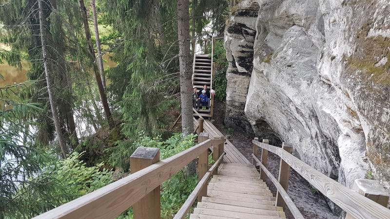 Фото с мамой на туристическом маршруте