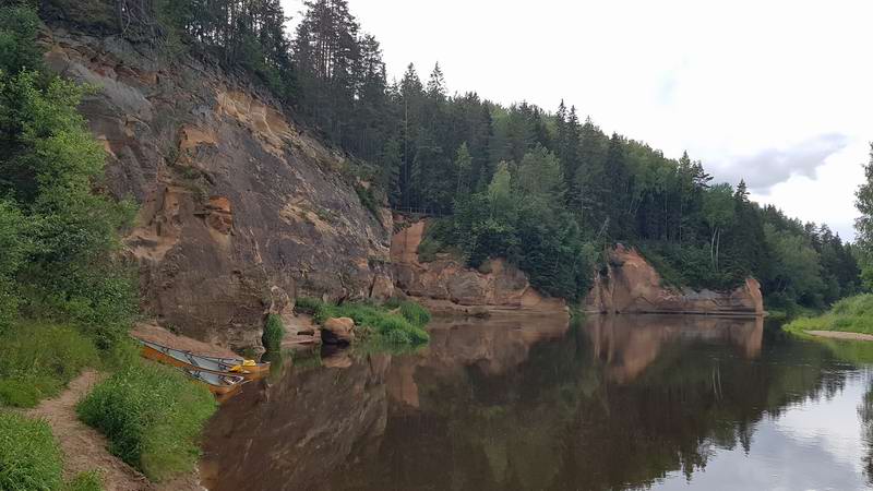 Скала Эрглю. Вид снизу