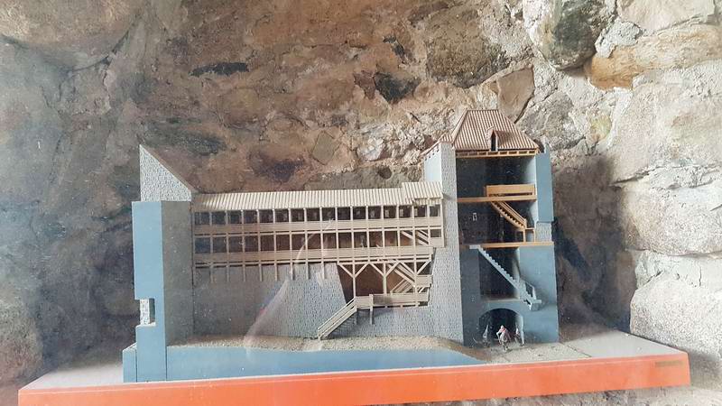 Макет Сигулдского замка в Сигулдском замке