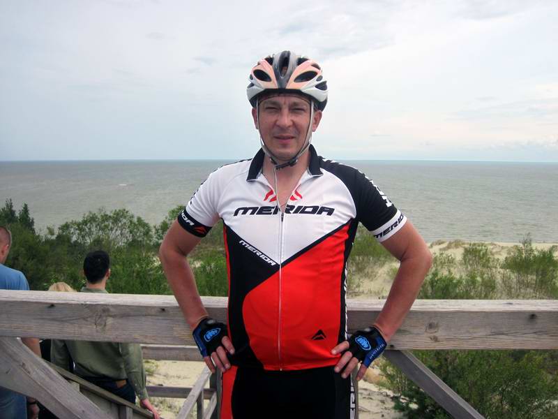 Иван Травин на смотровой площадке дюны Эфа