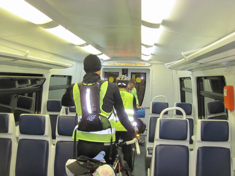 Готовимся к выходу на станции Чернышевское