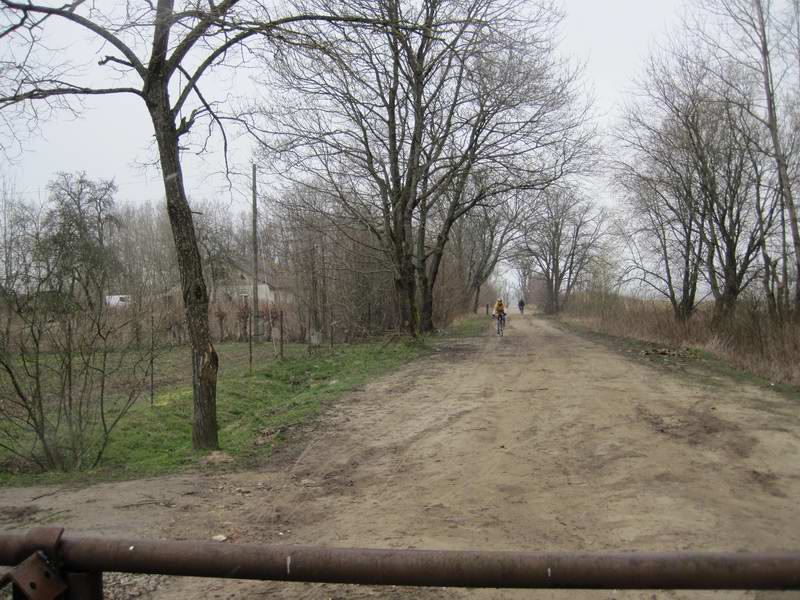 Въезд в Зелёный лес закрыт шлагбаумом, но нам-то что