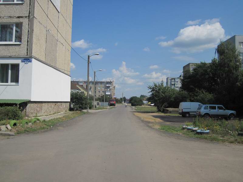 Едем по ул. Береговой
