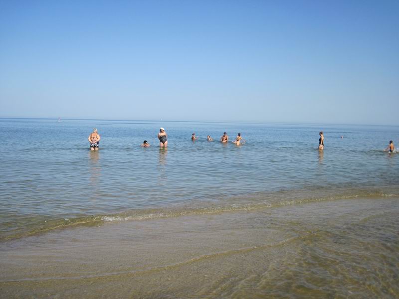 Капальная остановка на море