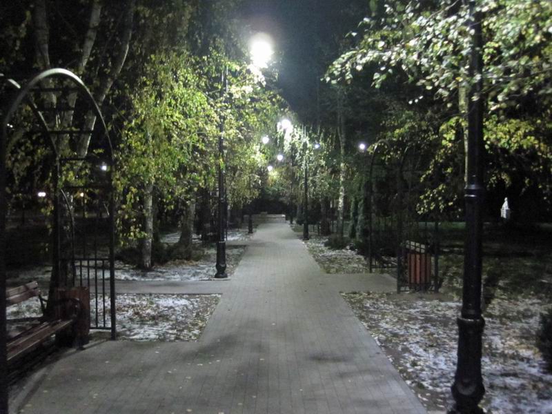 Еду по парку в Знаменске