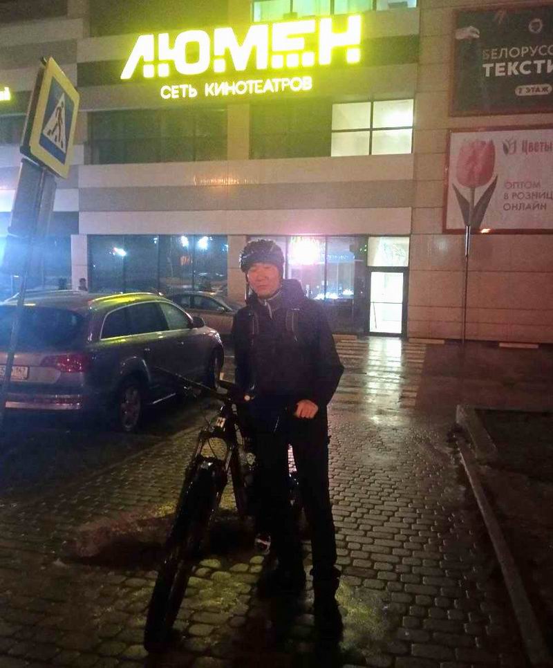 Гаврил Зыков на финише