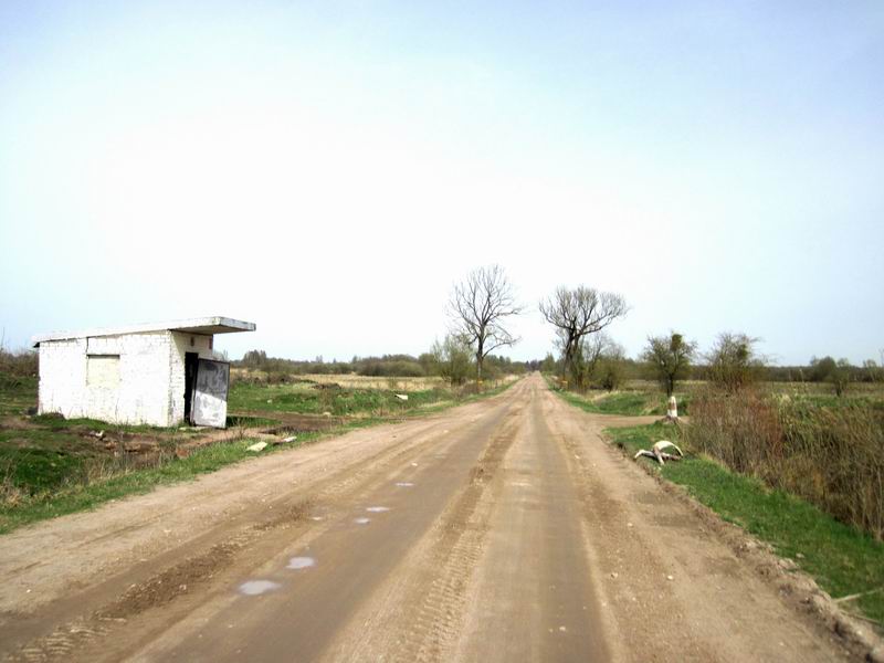 Въезд на полигон