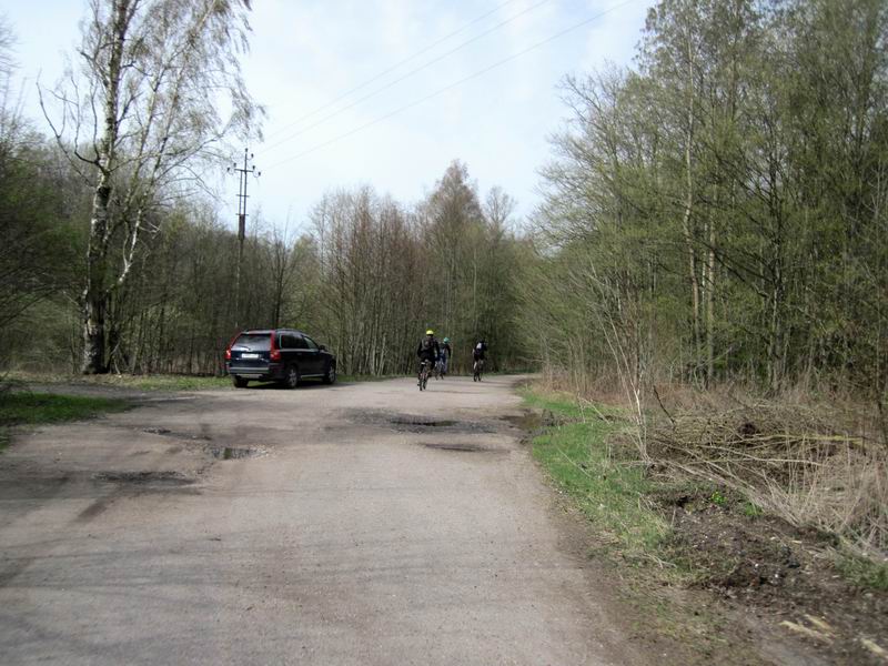 Въезд в лес Славинская дача