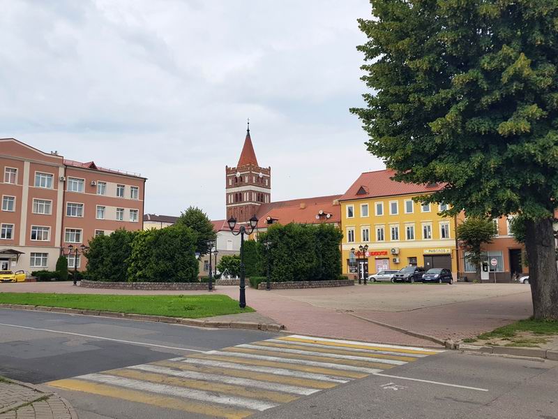 Вид на городскую площадь и кирху с Пятёрочки