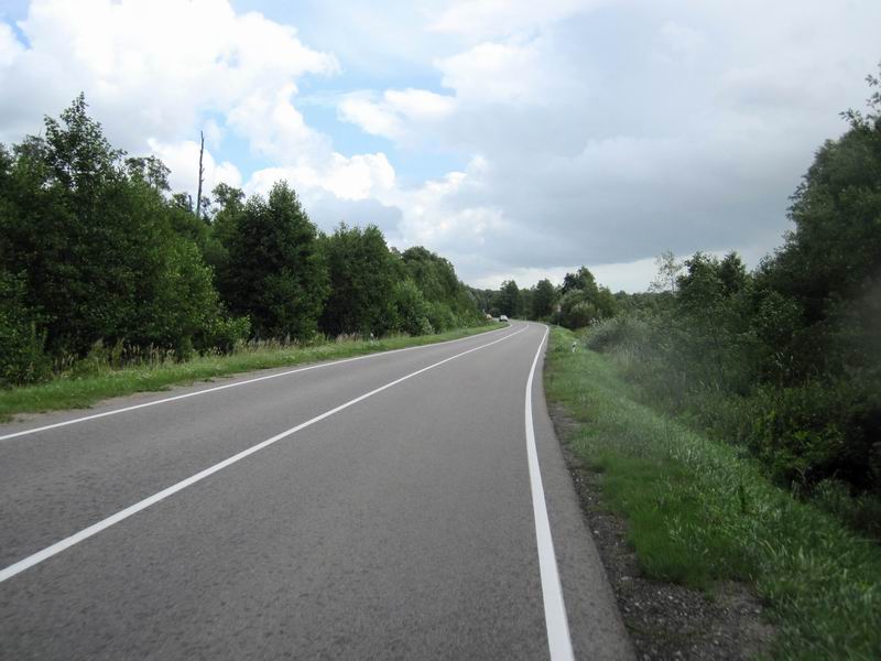 Полесская трасса за Полесском