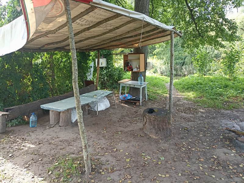 Беседка на третьей ночёвки