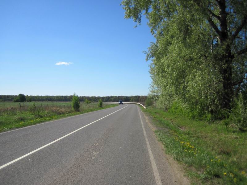 Свернули на озёрскую трассу