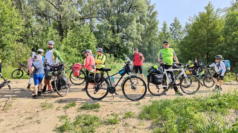 Велогруппа готова к отправлению