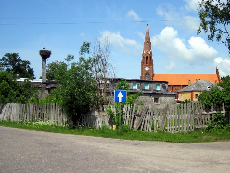 Едем к кирхе Хайрихсвальде