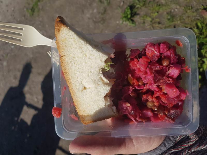 Скромный такой завтрак