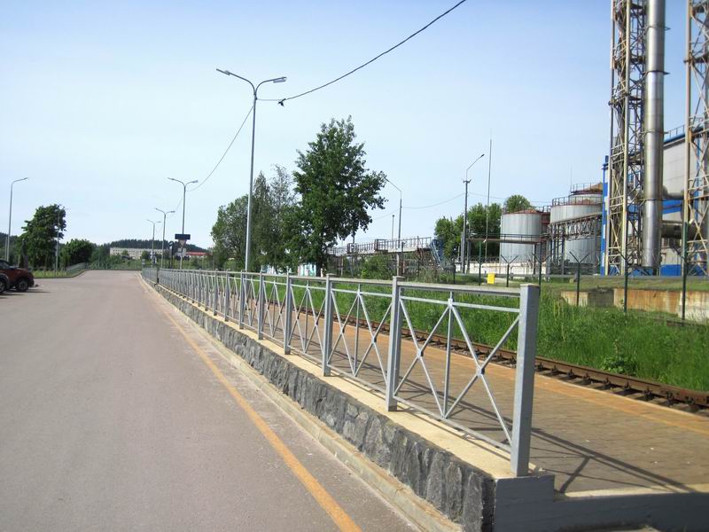 Станция Валаамская пристань городской железной дороги Сортавалы на паровой тяге