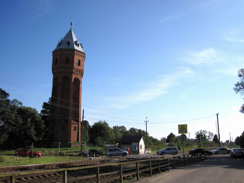 Водонапорная башня в Знаменске