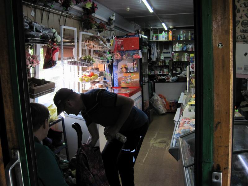 Магазин сделан из вагона электрички