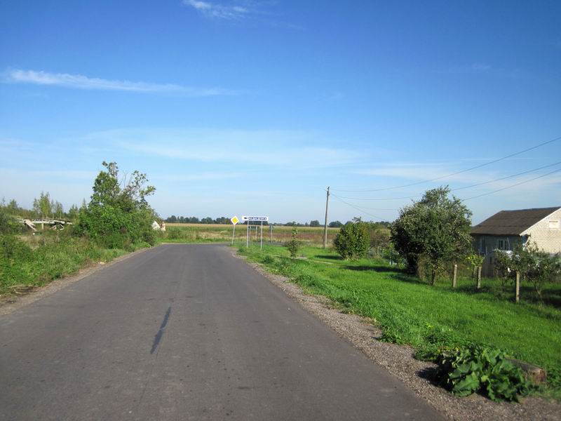 Выезд из Лужков