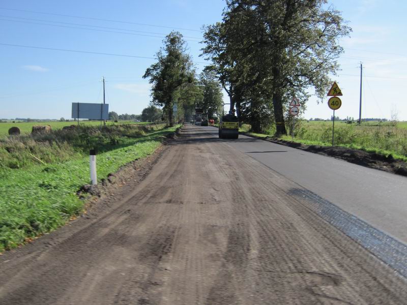 Ремонт перпендикулярной нашему курсу дороги Крылово-Черняховск