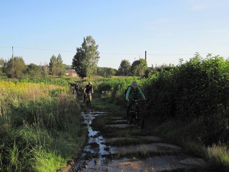 Дорога по плитам