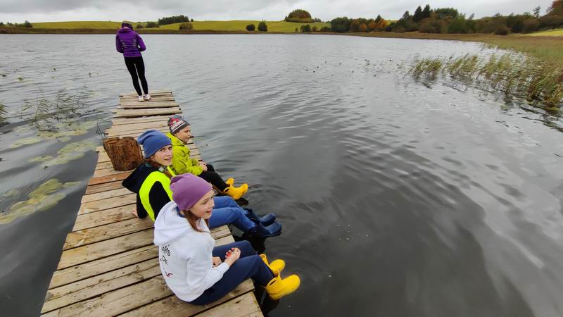 Остановка на озере Третька