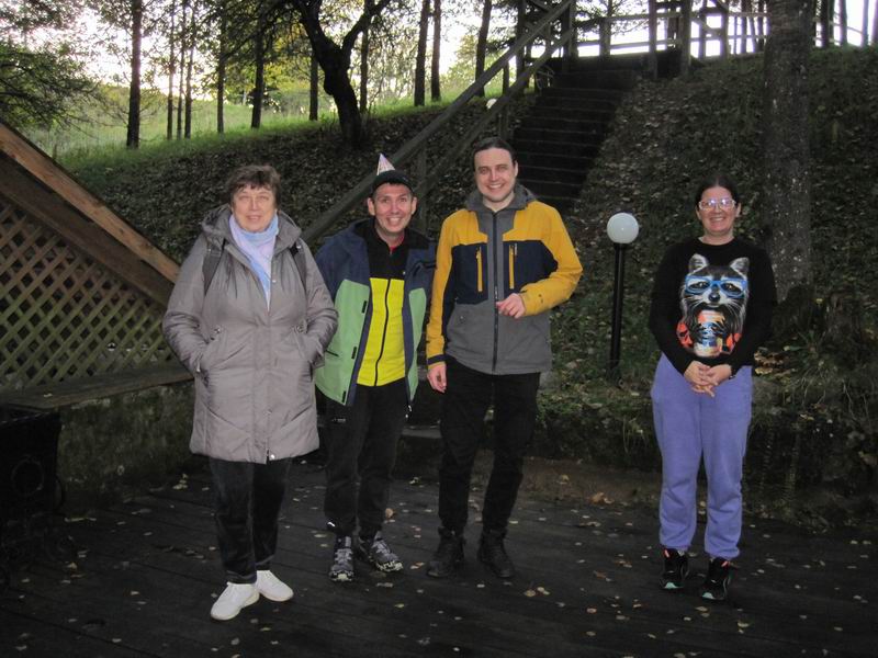 Встречающие Елена Яковенко, Всеволод Урсатьев, Олег Яковенко, Анна Хитун