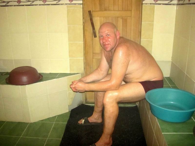 Виктор Богданкевич в бане