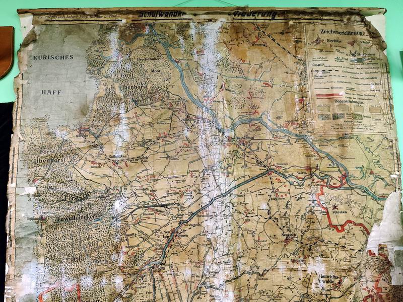 Старинная карта Калининградской Голландии