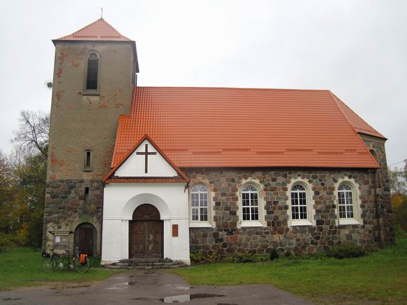 Остановка у церкви Иоанна Богослова в Сосновке