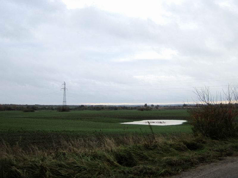 Вид на долину реки Преголи с возвышенности