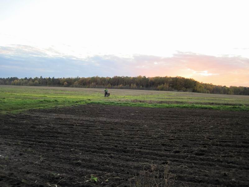 Сергей Мезенов на бывшем аэродроме Фридланд