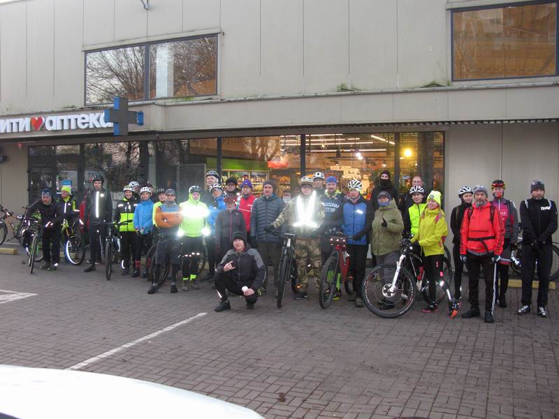 Стартовое фото участников.