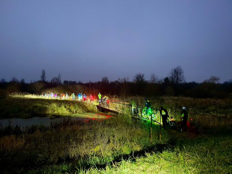 Световой мост в СНТ Голубево.