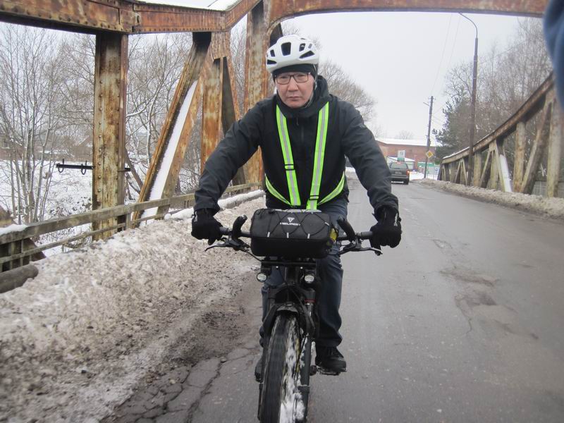 Гаврил Зыков на мосту