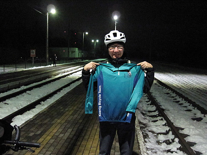 За прохождение маршрута Гаврил получил фирменную футболку КБТ